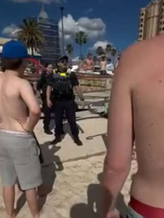Police break up a “fight club” on Glenelg Beach, and the teen is charged with disorderly conduct. Police break up a “fight club” on Glenelg Beach, and the teen is charged with disorderly conduct.